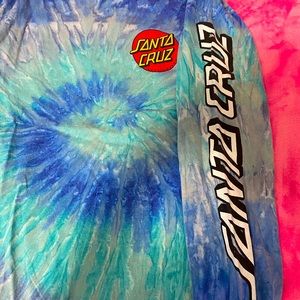 Santa cruz tie dye long sleeve !